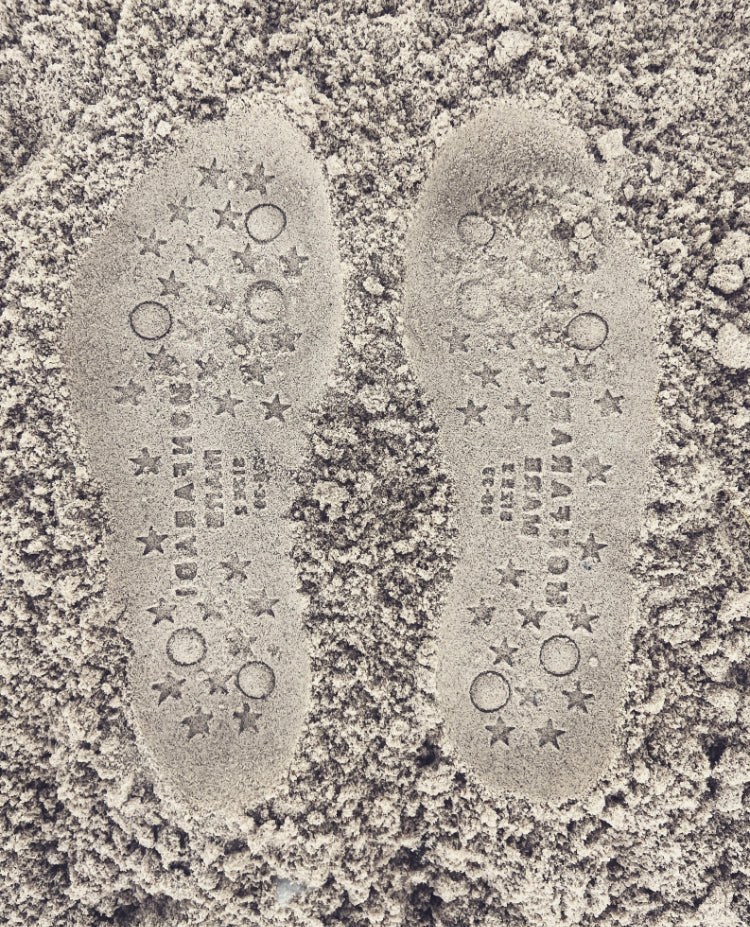 Étoiles d'or - Ballerines de plage